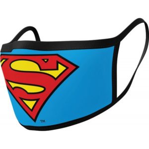 Pyramid DC Superman (Logo) Mask - 2Pack Face Covers (GP85559).