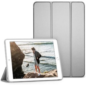 Θήκη Book Ancus Magnetic Three-fold for Apple iPad 7 2019/ iPad 8 (2020)/ iPad 9 2021 Γκρι.