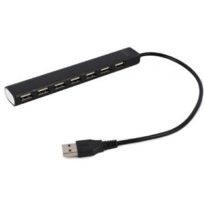 GEMBIRD USB 2.0 7-PORT HUB BLACK UHB-U2P7-04
