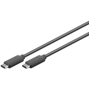 Καλώδιο Type C 3.1 σε USB-C Φόρτισης - Data 1m Μαύρο Well USBC/USBC-1.0-WL