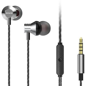 AIWA STEREO 3,5MM IN-EAR WITH REMOTE AND MIC SILVER ESTM-50SL