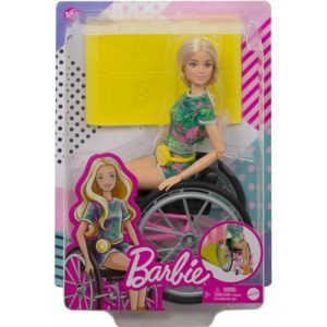 Mattel Barbie Doll - Fashionistas #165 - Doll with Wheelchair (GRB93).