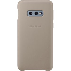 Θήκη Faceplate Samsung Leather Cover EF-VG970LJEGWW για SM-G970F Galaxy S10e Γκρι.