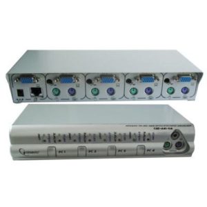 GEMBIRD AUTOMATIC CPU AND AUDIO SWITCH WITH THE PC's POWER MANAGEMENT 4PCs CAS-441-PM