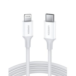 Charging Cable MFI UGREEN US171 18W PD TYPE-C/i6 White 1m 10493 3A US171/10493