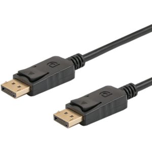 Savio Cable DisplayPort male - DisplayPort male 1m Μαύρο (CL-135).