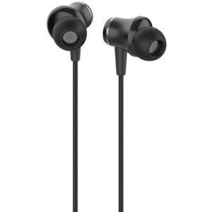 CELEBRAT earphones με μικρόφωνο G5, 3.5mm, 1.2m, μαύρα G5-BK.