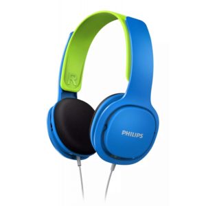Philips SHK2000 Ενσύρματα On Ear Παιδικά Ακουστικά Μπλε Πράσινα. SHK2000BL/00.