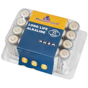 POWERTECH Long Life Αλκαλικές μπαταρίες PT-947, AA LR6 1.5V, 24τμχ PT-947.
