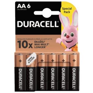 Duracell Αλκαλικές Μπαταρίες AA 1.5V 6τμχ (DAALR6MN15006) (DURDAALR6MN15006).