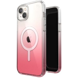 SPECK (150093-9509) IPHONE 14 PRO MAX CASE, PRESIDIO PERFECT CLEAR OMBRE (CLEAR/VINTAGE ROSE FADE).
