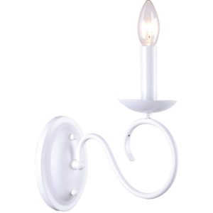 Home Lighting C114-1 LARO WALL LAMP WHITE A2 77-3660