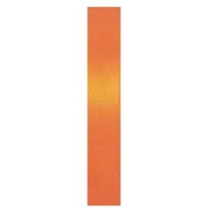 Κορδέλα σατέν με ούγια πορτοκαλί 12mm x100μ..