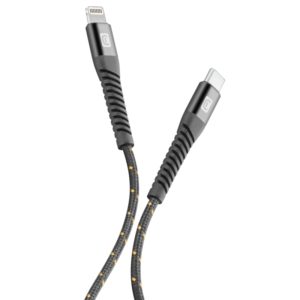 CELLULAR LINE Tetraforce Cable Extreme 1,2m USB-C to Lightning (Apple) Black TETRACABC2LMFI1MK