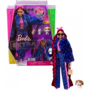 Mattel Barbie Extra: Blue Leopard Track Suit Doll (HHN09).( 3 άτοκες δόσεις.)