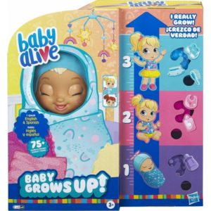 Hasbro Baby Alive: Baby Grows Up Happy - Μωράκι Που Μεγαλώνει (E8199).( 3 άτοκες δόσεις.)