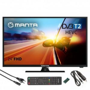 Manta TV 24LFN122D 24 DVB-C/T2, 12V AC/DC Model 2023.( 3 άτοκες δόσεις.)