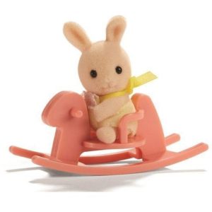 Sylvanian Families: Baby Carry Case (Rabbit On Rocking Horse) (4391R1).