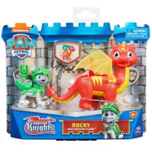 Spin Master Paw Patrol: Rescue Knights - Rocky and Dragon Flame (20135264).