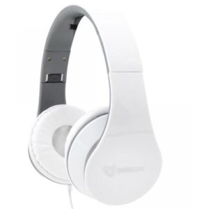 SBOX HEADSET WITH MIC WHITE HS-501W