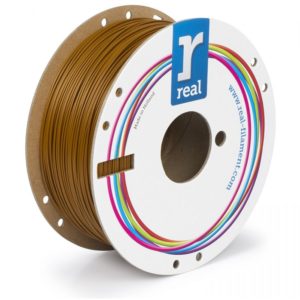 REAL PLA Recycled 3D Printer Filament - Orange - spool of 1Kg - 1.75mm (REFPLARORANGE1000MM175).