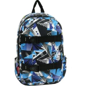 Bagtrotter τσάντα πλάτης εφηβική Global blue με 2 θήκες 47x30x12εκ..
