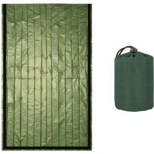 Θερμική κουβέρτα επιβίωσης SUMM-0006, 120 x 120cm, πράσινη SUMM-0006.