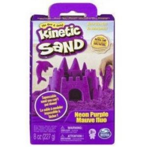 Spin Master Kinetic Sand - Neon Purple Basic Sand 8oz box (6033332PURPLE)