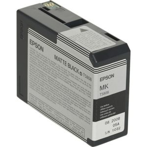 Epson Μελάνι Inkjet T5808 Matte Black (C13T580800) (EPST580800).( 3 άτοκες δόσεις.)