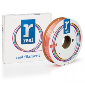 REAL PLA 3D Printer Filament - Satin Salmon - spool of 0.5Kg – 2.85mm (REFPLASATINSALMON750MM285).