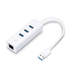 USB 3.0 3 Ports Hub Gigabit Ethernet Adapter UE330. UE330.