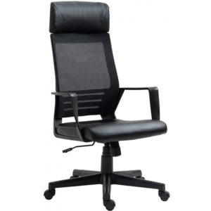 ArteLibre Καρέκλα Γραφείου Gaming ATHY Μαύρο PVC/Mesh 62x52x115-120cm.( 3 άτοκες δόσεις.)