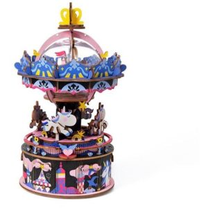 Rolife Starry Night AM44 Merry-go-round DIY Music Box