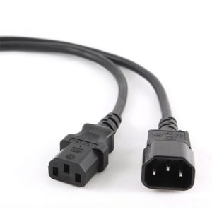 CABLEXPERT POWER CORD C13 TO C14 VDE APPROVED 1,8M PC-189-VDE