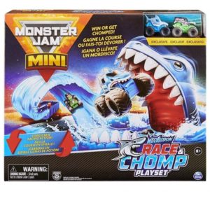 Spin Master Monster Jam Mini: Megalodon Race Chomp Playset 1:80 (6060718).
