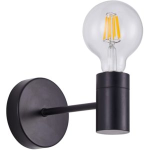 Home Lighting SE21-BL-16 ADEPT BLACK WALL LAMP 77-8253