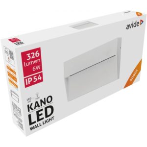 Avide Εξωτερικό Φώς Σκάλας Kano LED 6W Λευκό 4000K IP54 18cm.