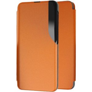Θήκη Book Ancus για Apple iPhone 13 Pro TPU Πορτοκαλί.