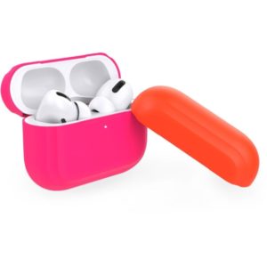 Puro Silicon Case ICON FLUO For AirPods Pro With Additional Cap - Φουξ