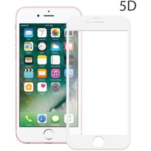 POWERTECH Tempered Glass 5D Full Glue για iPhone 6, White TGC-0263.