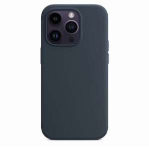 Θηκη Liquid Silicone για Apple iPhone 14 Pro Σκουρο Μπλε. (0009096546)
