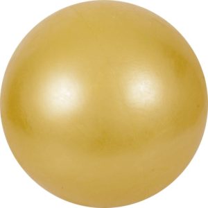 Μπάλα Ρυθμικής Γυμναστικής 19cm FIG Approved, Κίτρινη με Strass 98931.