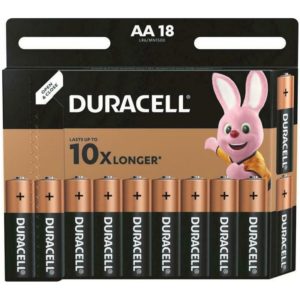 Duracell Αλκαλικές Μπαταρίες AA 1.5V 18τμχ (DAALR6MN150018) (DURDAALR6MN150018).