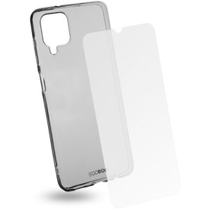 EGOBOO Tempered Glass + Case TPU Transparent (Samsung A12)