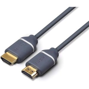 PHILIPS καλώδιο HDMI 2.0 SWV5630G, 4K 3D, copper, γκρι, 3m SWV5630G-00.