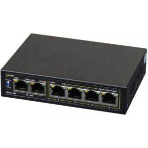 PULSAR PoE Ethernet Switch S64, 6x ports 10/100Mb/s S64.( 3 άτοκες δόσεις.)