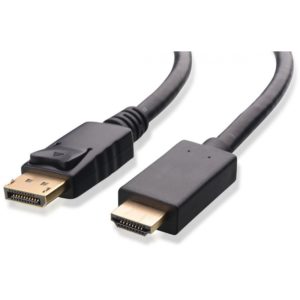POWERTECH καλώδιο DisplayPort σε HDMI CAB-DP027, 1080p, CCS, 2m, μαύρο CAB-DP027.