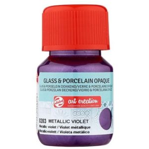 Talens χρώμα glass/porcelain opaque 8203 metal violet 30ml.