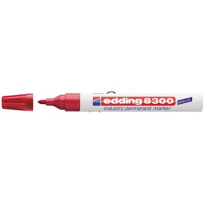 Edding 8300 Industry Permanent Marker Red (4-8300002) (EDD4-8300002).