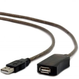 CABLEXPERT ACTIVE USB EXTENSION CABLE BLACK 5M UAE-01-5M